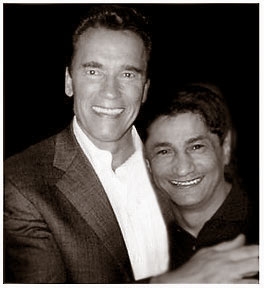 Danny Padilla et Arnold Schwarzenegger