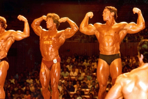 Olympia 1980 Boyer Coe & Schwarzenegger